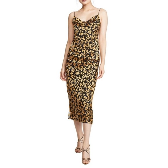 Club Monaco Womens Burnout Slip Dress Size 10 NWOT